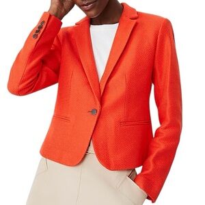 Ann Taylor Tweed Newbury Tailored Blazer